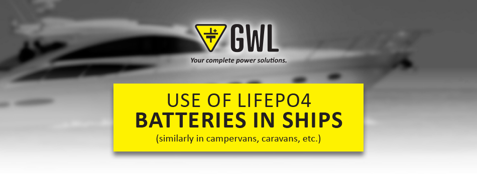 Using LiFePO4 battery on boats - brochure by GWL