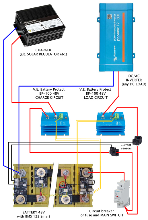 BMS123 connection diagram