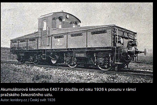 Czech DC Battery Powered Shunting Locos – 1926-1965