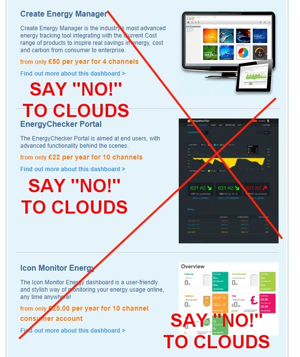 GWL keeps saying:  Say “No!” to clouds.