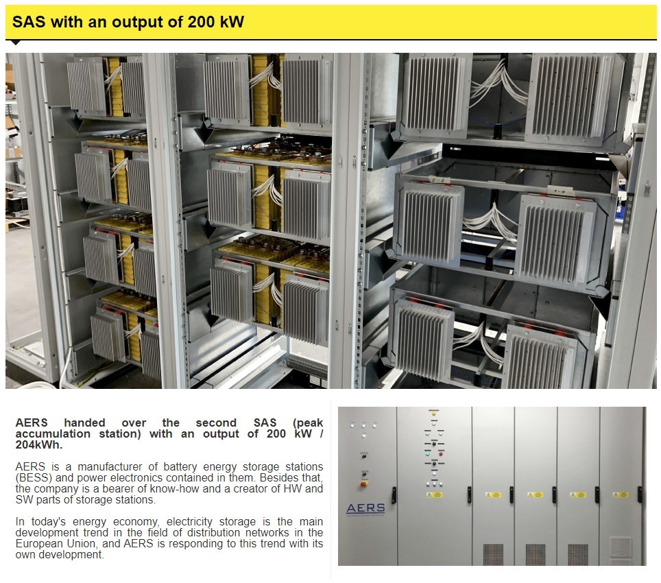 The energy storage solution with the LFP400AH cells