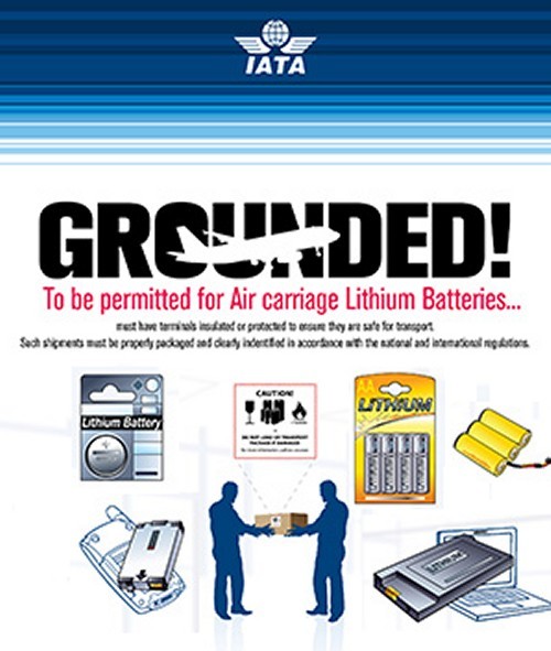 IATA information for lithium batteries
