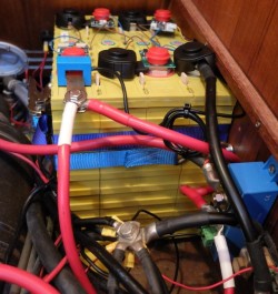 Sailing Yacht  with a 12V/200AH battery bank